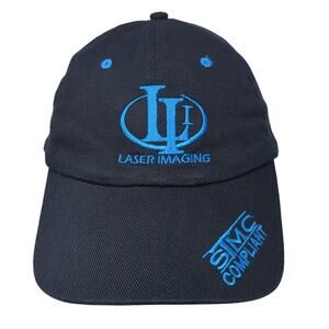 Laser Imaging Simc Compliant Fitted Baseball Cap Blue One Size Embroidered Seba
